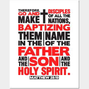 Matthew 28:19 Make Disciples of all the Nations Posters and Art